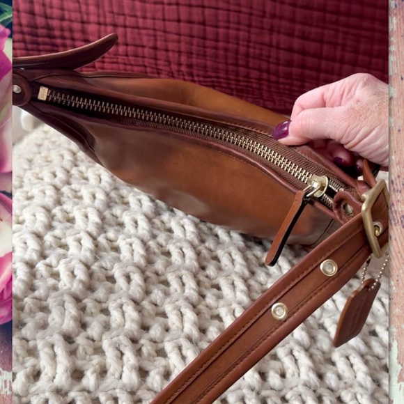 VINTAGE COACH JANICE’S LEGACY BURNISHED CROSSBODY BAG 9950 - Picture 15 of 17